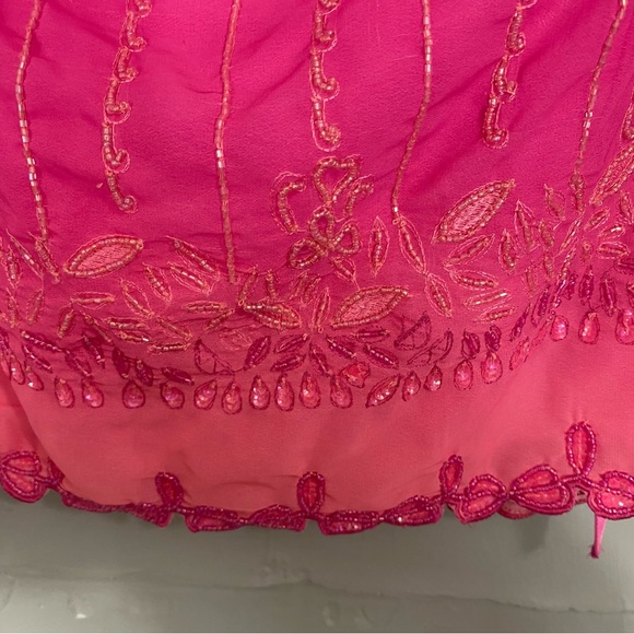 Free People Pink Embroidered Wrap Skort - Picture 5 of 12